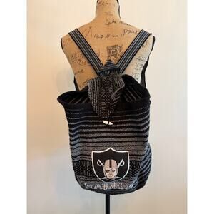 Las Vegas Raiders Serape Woven Drawstring Backpack